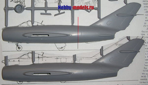 Чертеж и МиГ-17