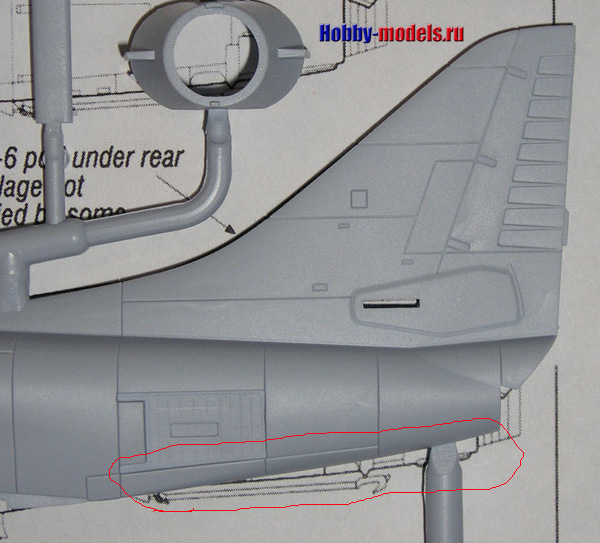 a-4 skyhawk w SAMI plans